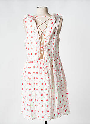 Rochie scurtă alb MOLLY BRACKEN femeie