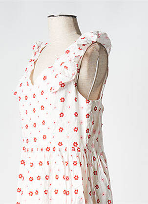 Rochie scurtă alb MOLLY BRACKEN femeie