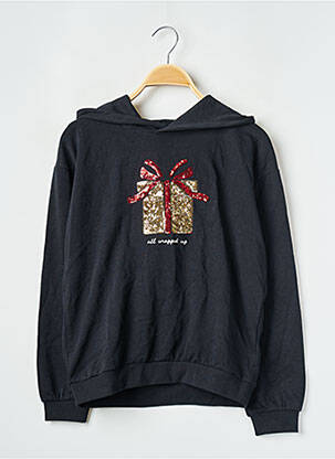 Hanorac negru ONLY fată