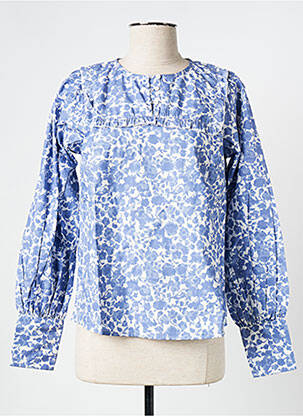 Top albastru MOSS COPENHAGEN femeie