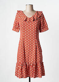 Rochie midi portocaliu MOLLY BRACKEN femeie