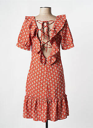 Rochie midi portocalie MOLLY BRACKEN femeie