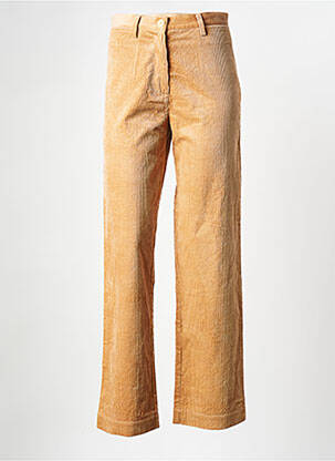 Pantalon drept portocalie SESSUN femeie
