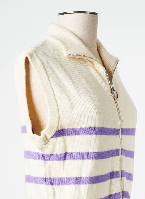 Vestă fără mâneci bej VILA femeie