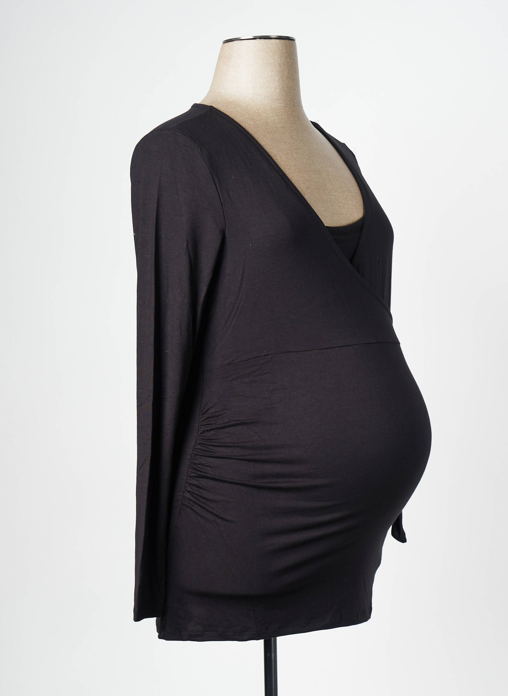 Tricou / top maternitate negru NOPPIES femeie