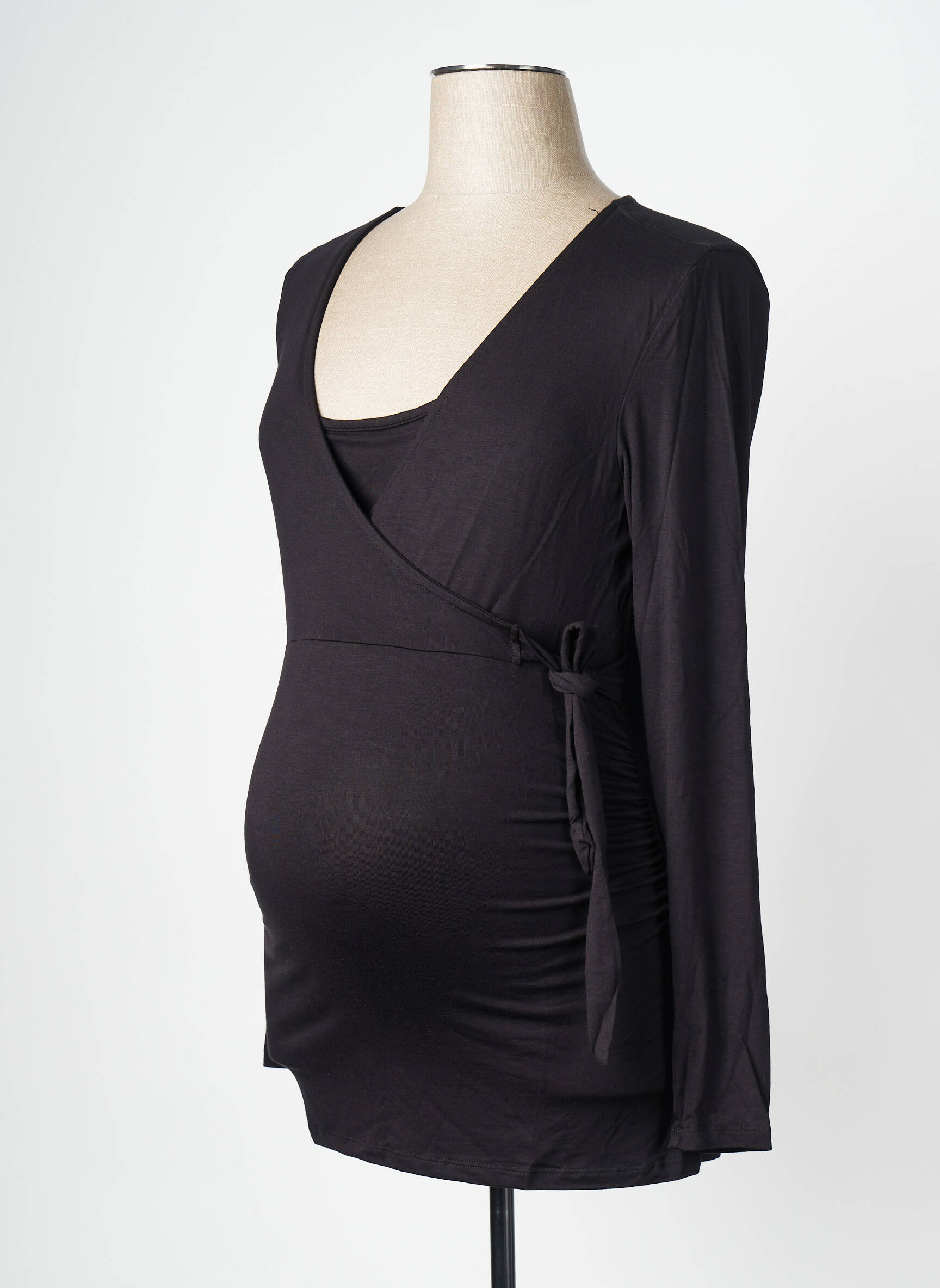 Tricou / top maternitate negru NOPPIES femeie