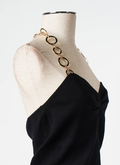 Top negru MUSIER femeie