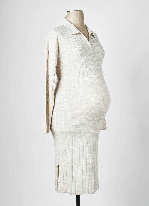 Rochie de maternitate alb SUPERMOM femeie