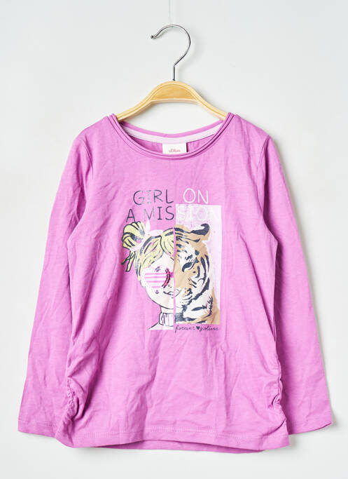 Tricou violet S.OLIVER fată