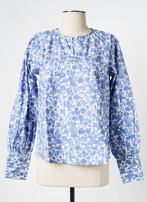 Top albastru MOSS COPENHAGEN femeie