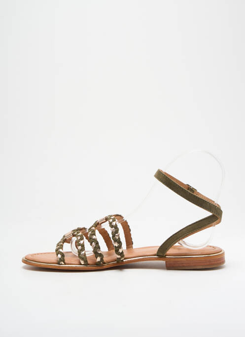 Sandale/Pantofi decupați kaki LES TROPEZIENNES PAR M.BELARBI femeie