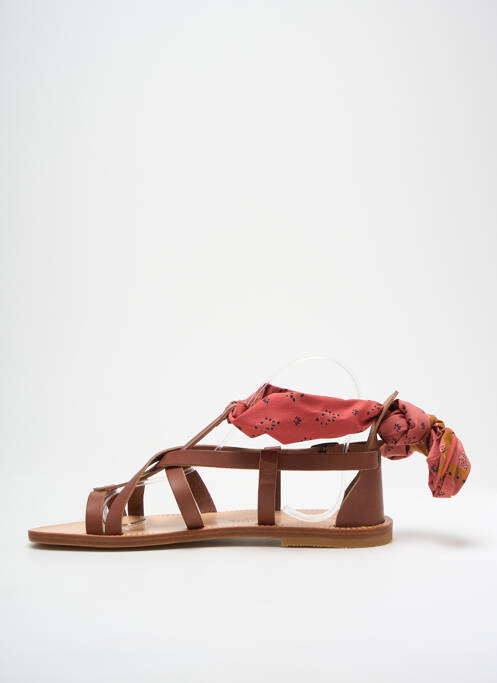 Sandale/Pantofi decupați maro SESSUN femeie