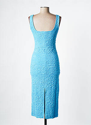 Rochie midi albastru SAMSOE & SAMSOE femeie