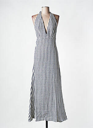 Rochie lungă albastru MUSIER femeie