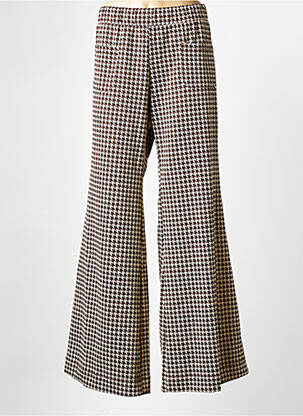 Pantalon drept maro MAT FASHION femeie