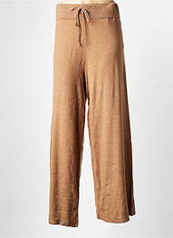 Pantalon larg maro EVOKED VILA femeie