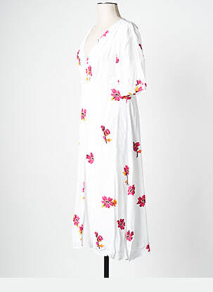 Rochie midi alb PAUL SMITH femeie
