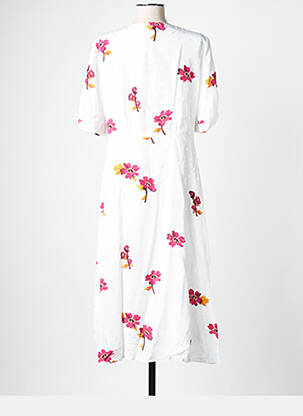 Rochie midi alb PAUL SMITH femeie