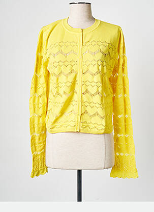 Vestă cu mâneci lungi galben TWINSET femeie