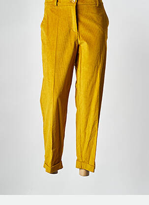 Pantalon drept galben PENNYBLACK femeie