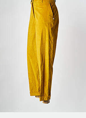 Pantalon drept galben PENNYBLACK femeie