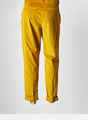Pantalon drept galben PENNYBLACK femeie