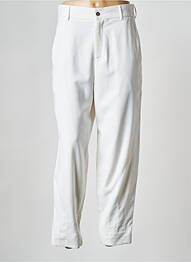 Pantalon drept alb MARGAUX LONNBERG femeie