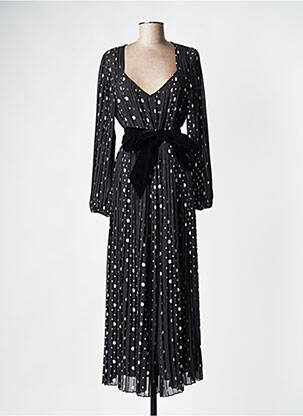 Rochie lungă negru THE KOOPLES femeie