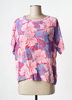 Top albastru ATTIC AND BARN femeie