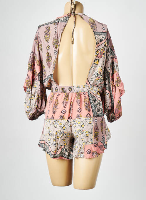 Salopetă scurtă roz SESSUN femeie