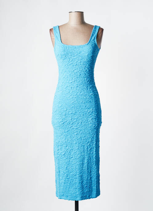 Rochie midi albastru SAMSOE & SAMSOE femeie