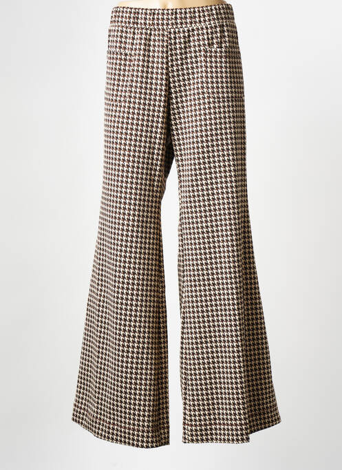 Pantalon drept maro MAT FASHION femeie