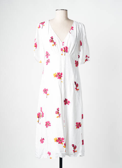 Rochie midi alb PAUL SMITH femeie