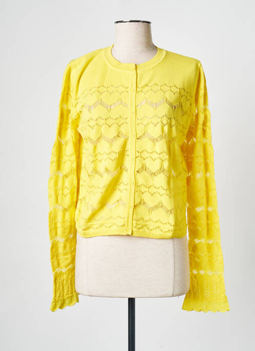 Vestă cu mâneci lungi galben TWINSET femeie