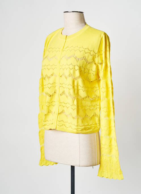 Vestă cu mâneci lungi galben TWINSET femeie