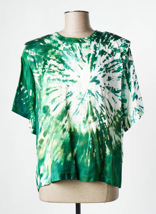 Top verde LA PETITE FRANCAISE femeie