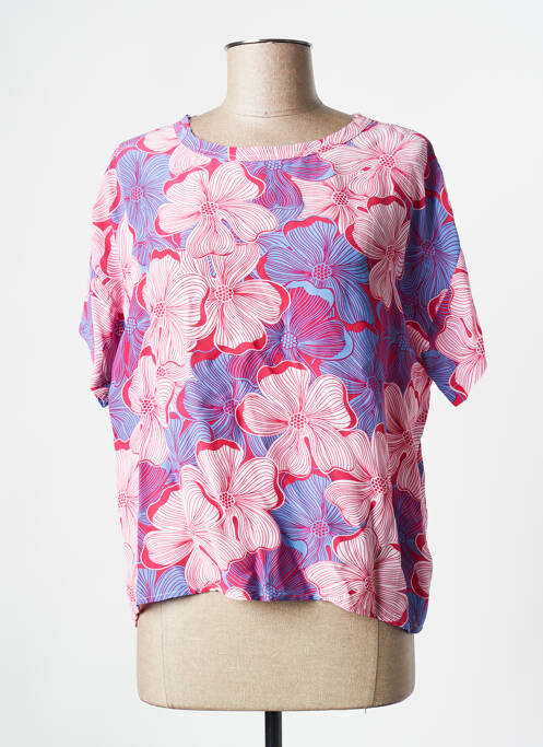 Top albastru ATTIC AND BARN femeie