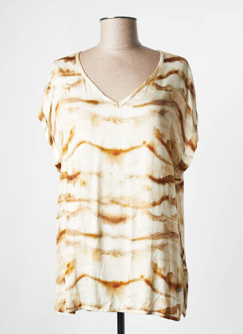 Top bej PLEASE femeie