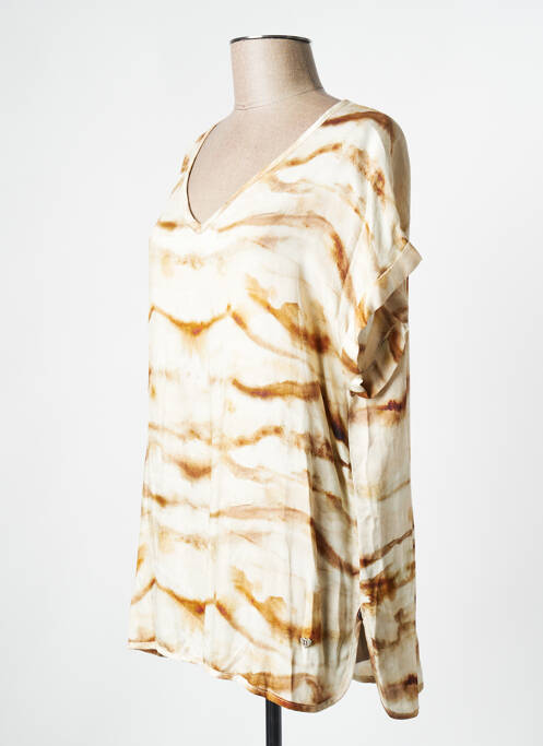 Top bej PLEASE femeie