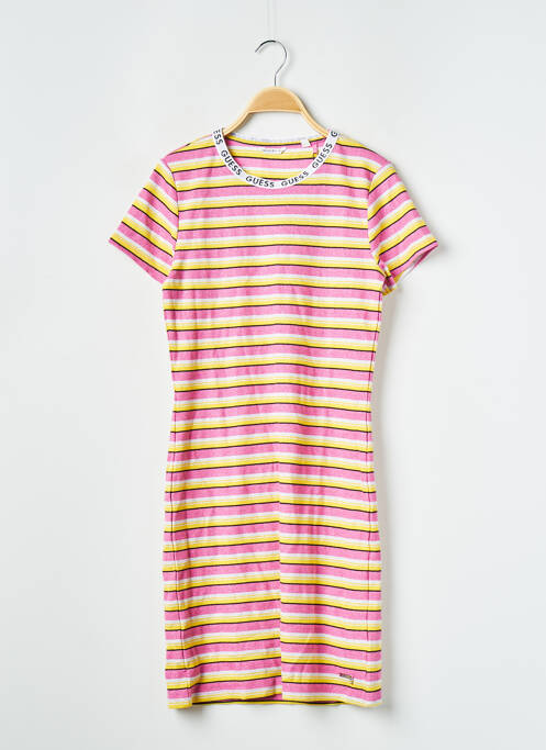 Rochie scurtă roz GUESS fată