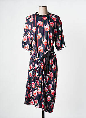 Rochie midi negru KENZO femeie