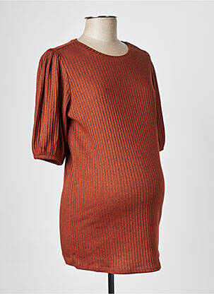 Tricou / Top maternitate roșu SUPERMOM femeie