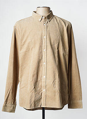 Cămașă cu mâneci lungi bej MINIMUM bărbat