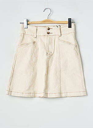 Fustă scurtă bej OBJECT femeie