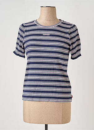 Tricou albastru LEVIS fată