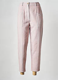 Pantalon trei sferturi roz SESSUN femeie