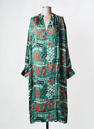 Rochie midi kaki V.DE.VINSTER femeie