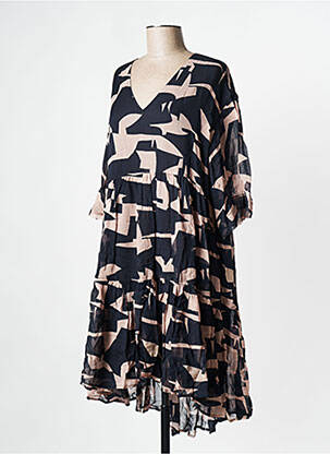 Rochie midi roz ESSENTIEL ANTWERP femeie