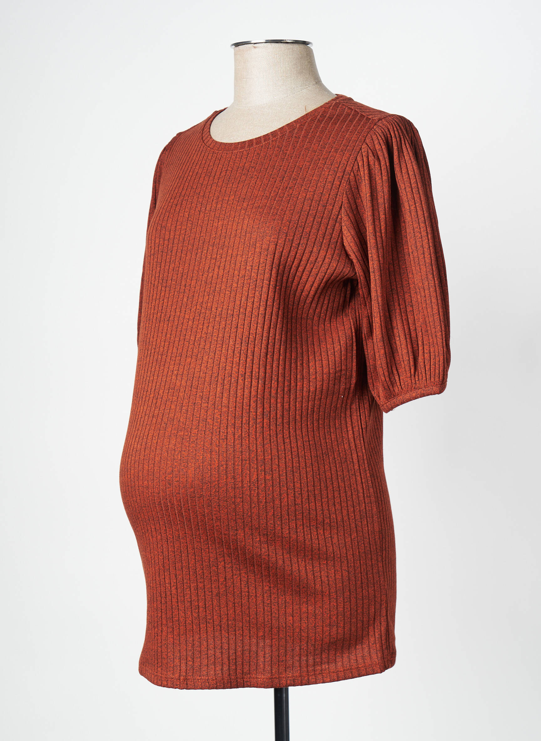 Tricou / top maternitate roșu SUPERMOM femeie