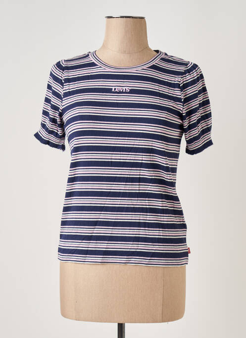 Tricou albastru LEVIS fată